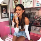 girl eating ice cream